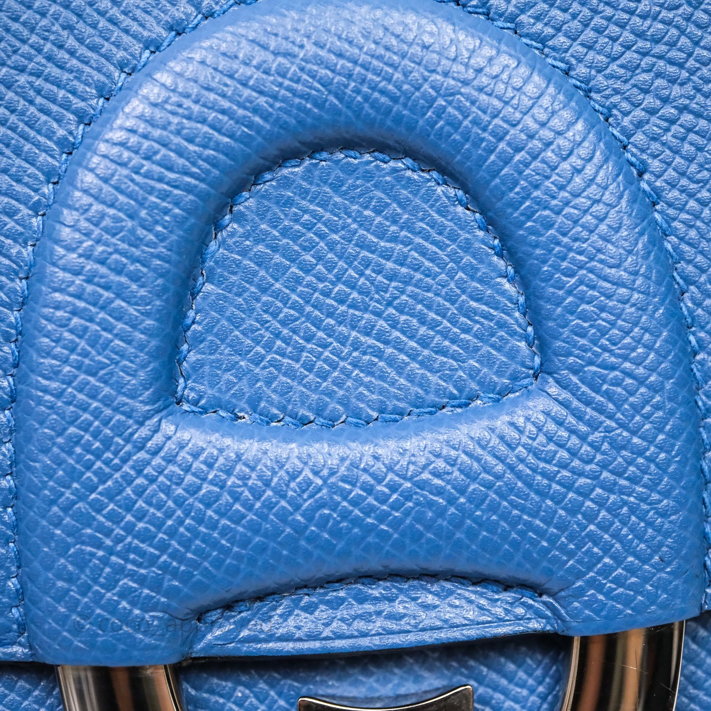 Hermès Cherche-Midi R2 Bleu Agate Epsom Palladium Hardware