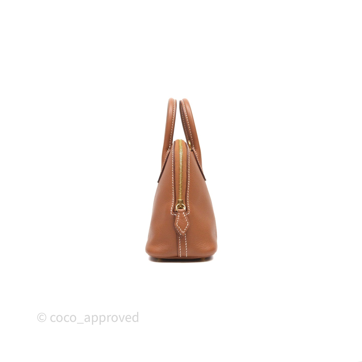 Hermès Bolide Mini 1923 Gold 37 Evercolor Gold Hardware