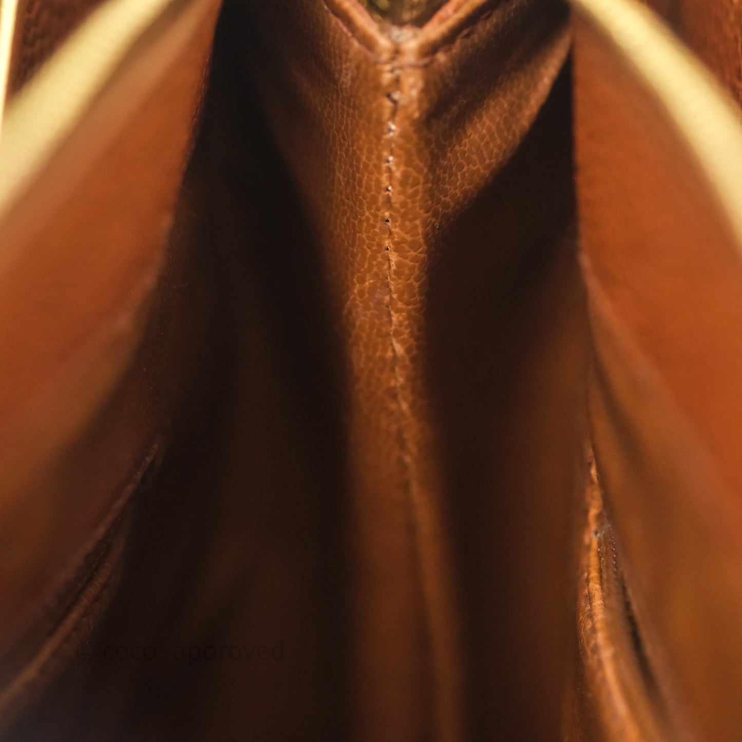 Chanel Vintage Tote Caramel Caviar 24K Gold Hardware