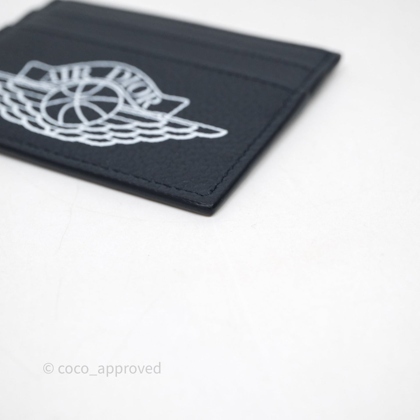 Christian Dior x Jordan Wings Card Holder Navy