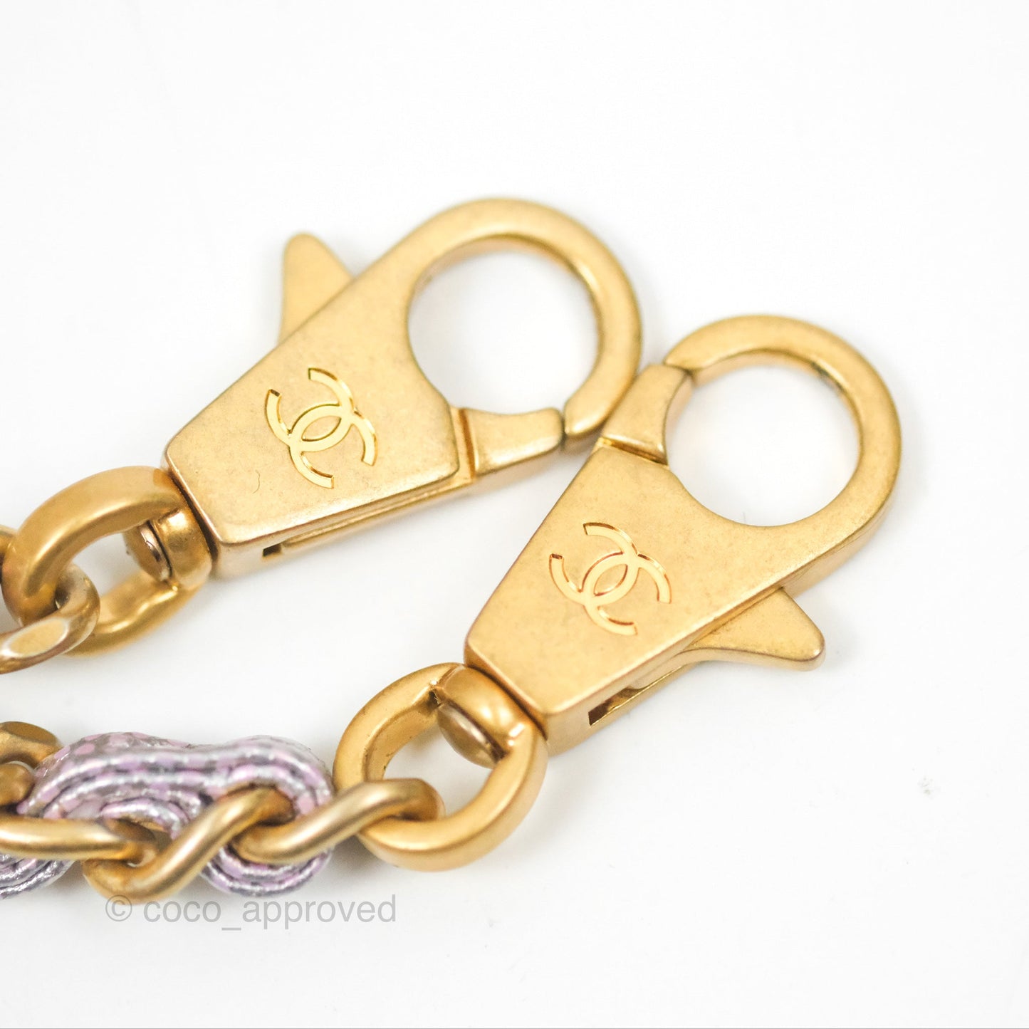 Chanel Mini Coco Handle Quilted Iridescent Purple Caviar Gold Hardware