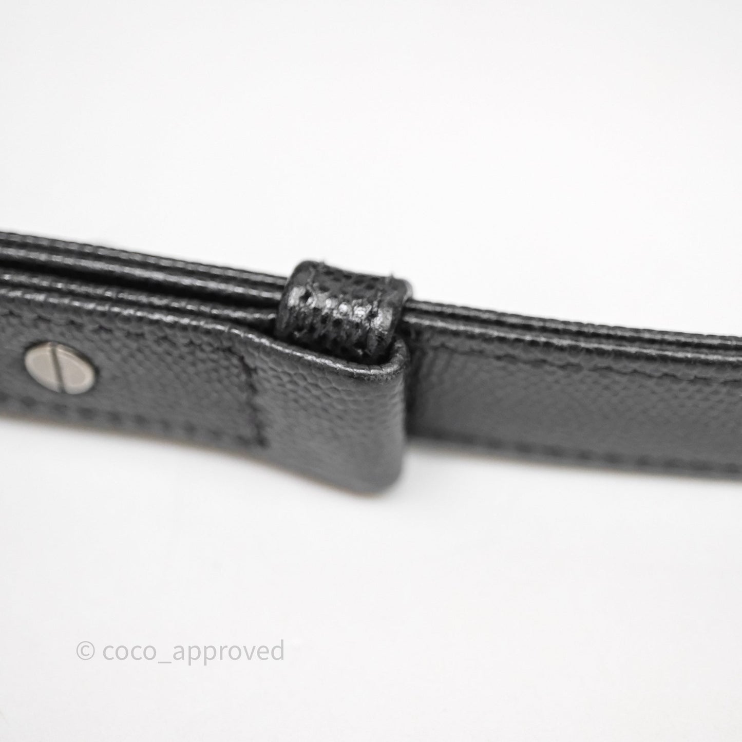 Chanel Quilted Medium Boy Black Caviar Ruthenium Hardware