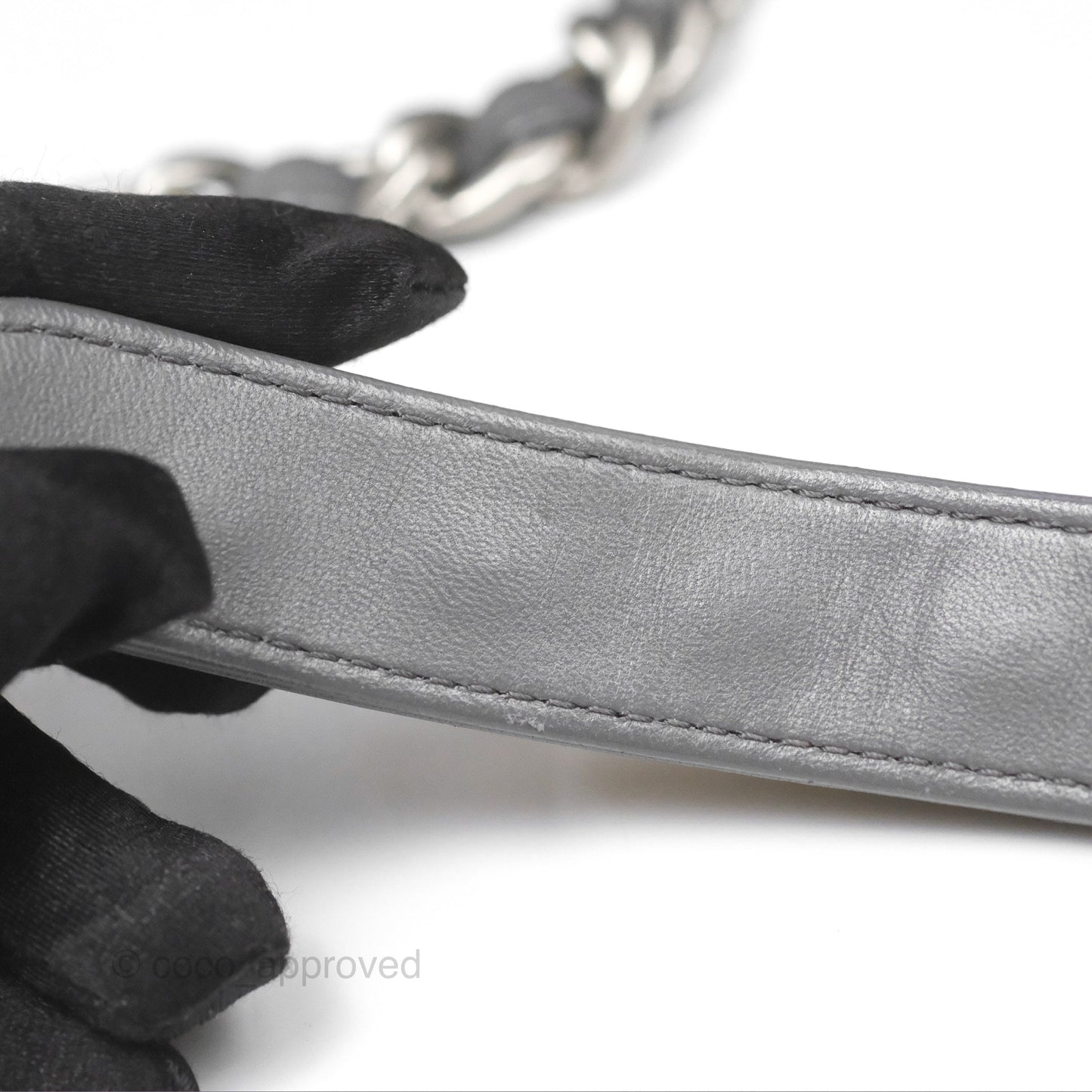 Chanel 19 Small Dark Grey Mixed Hardware