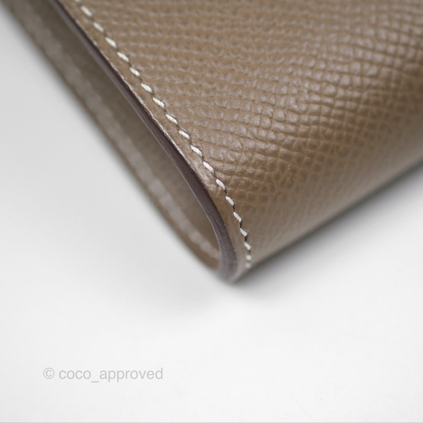 Hermès Kelly To Go Wallet Etoupe 18 Epsom Gold Hardware
