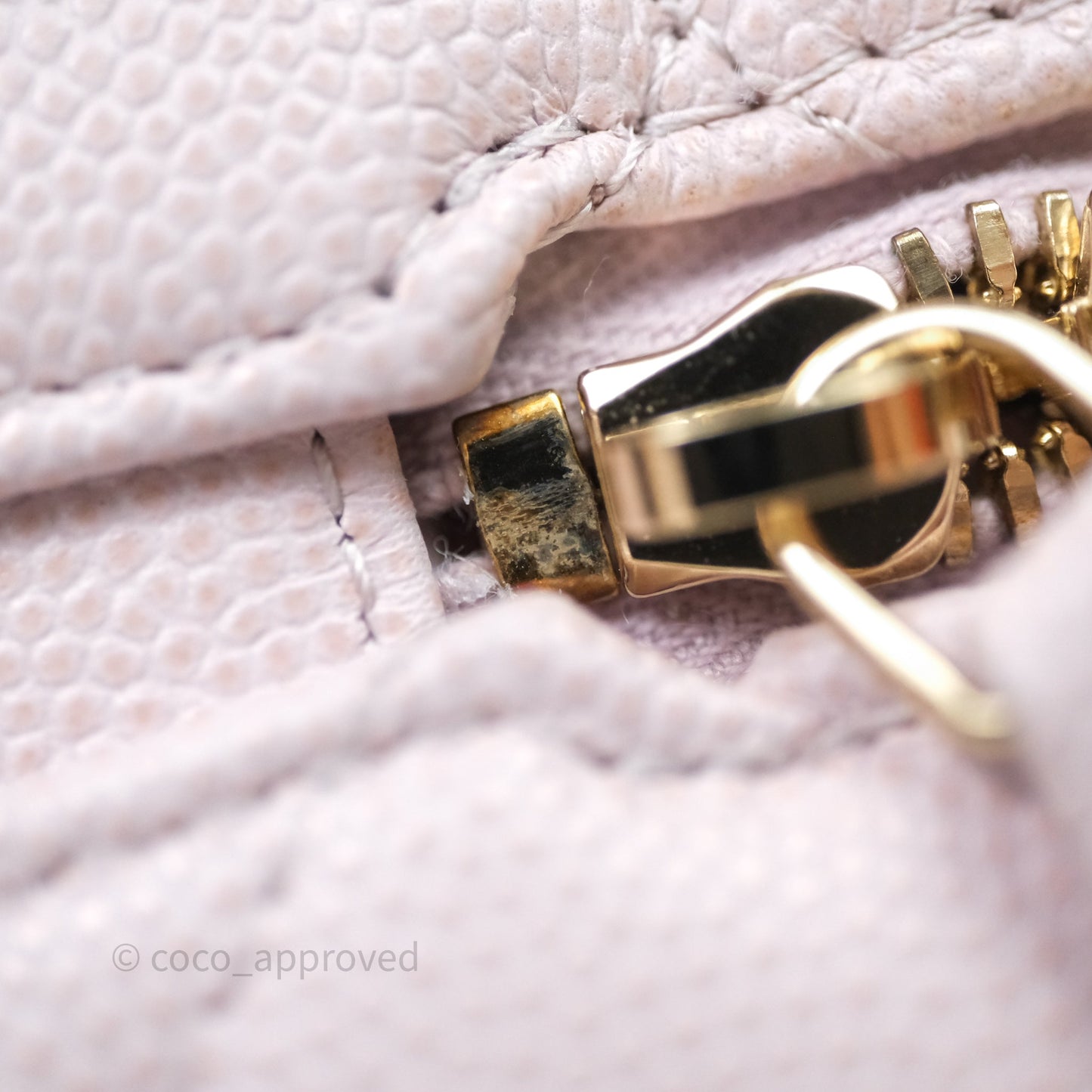 Chanel Top Handle Long Vanity with Chain Light Lilac Pink Caviar Gold Hardware
