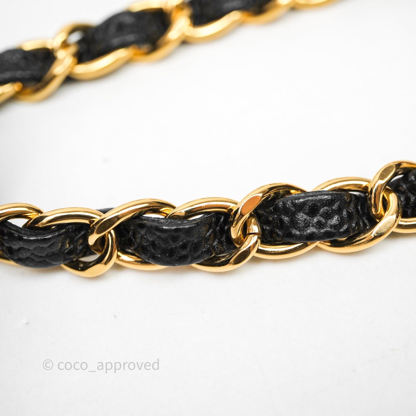 Chanel Classic M/L Medium Flap Quilted Black Caviar Gold Hardware