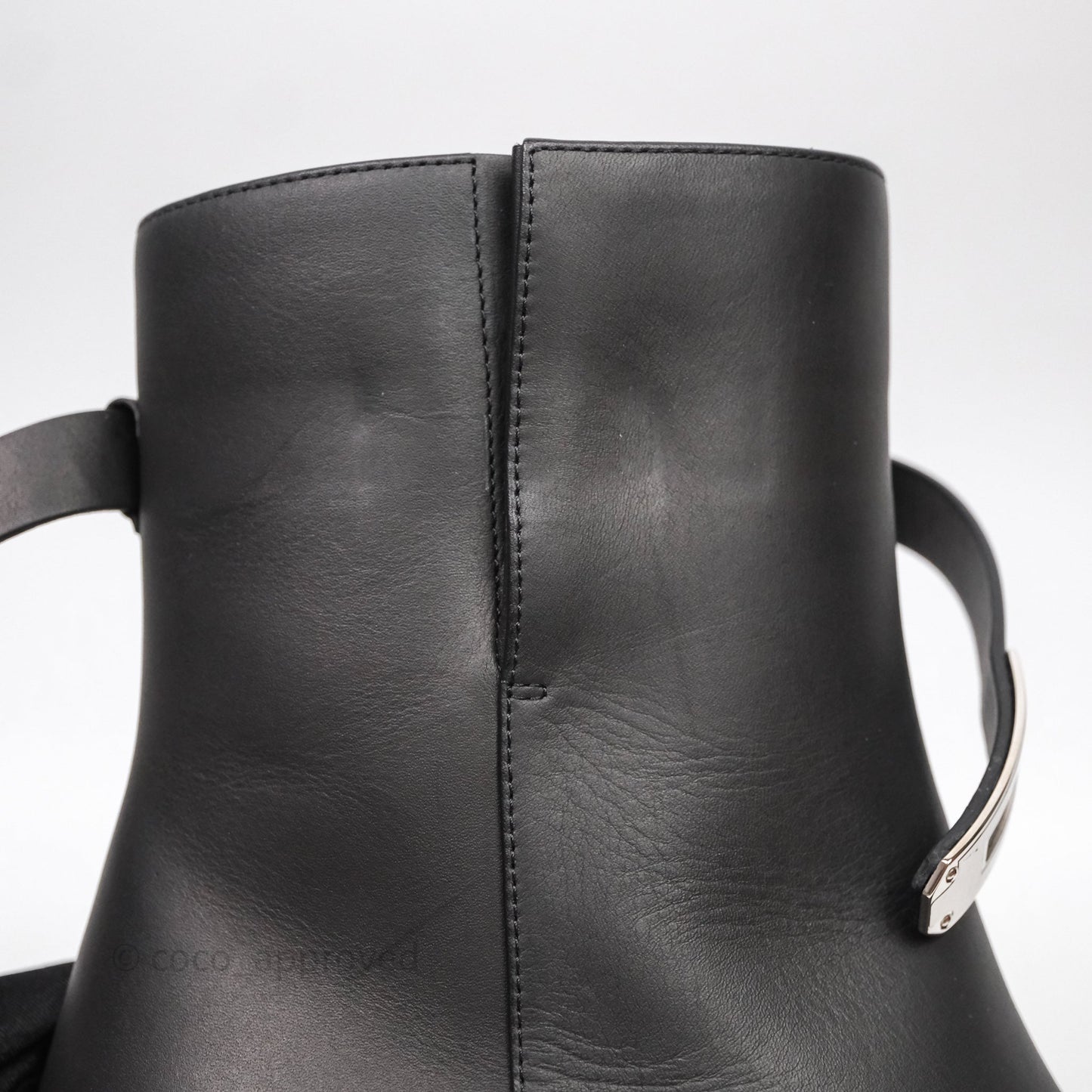 Hermes Saint Germain Ankle Boot Noir Size 39