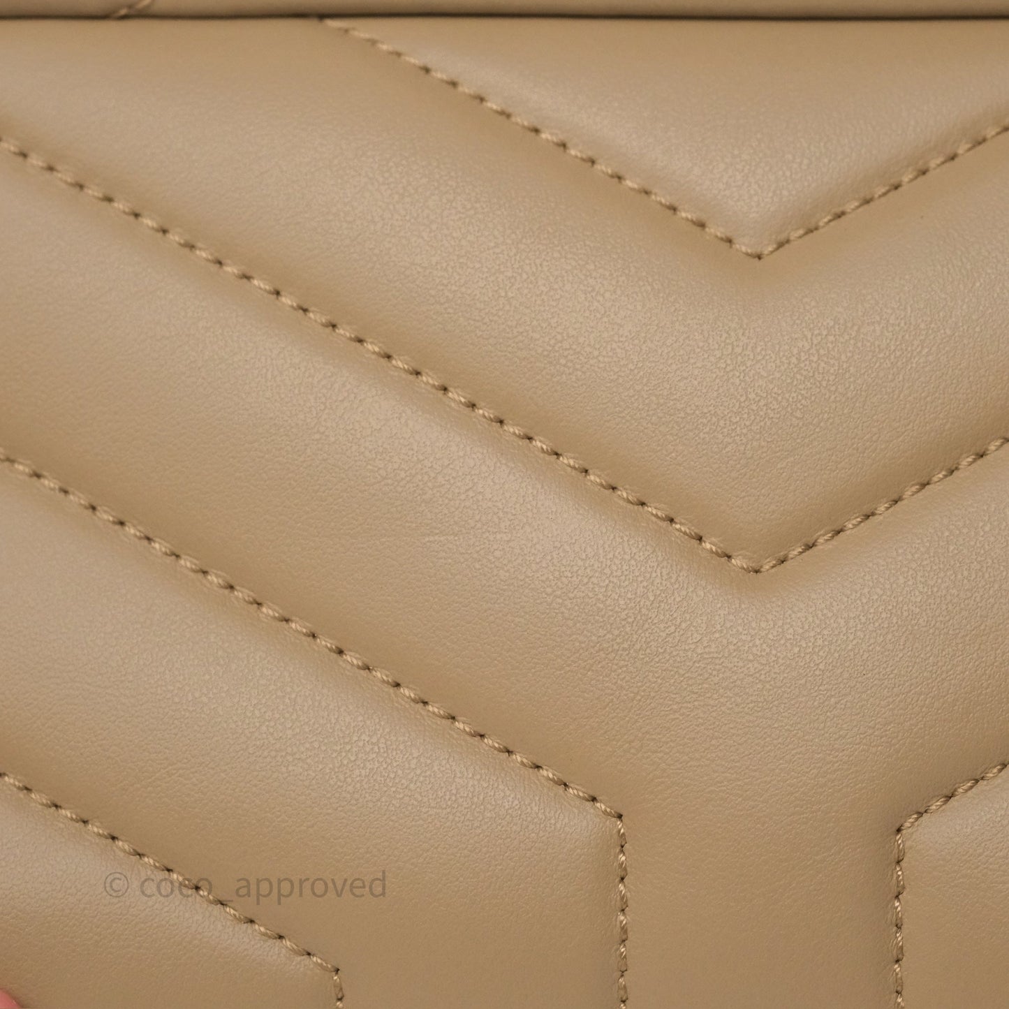 Saint Laurent Loulou Toy Shoulder Bag Beige