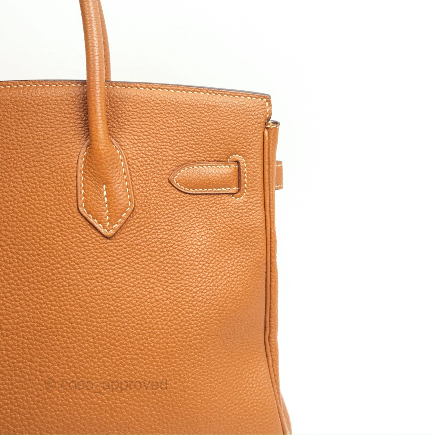 Hermès Birkin 30 Retourne Gold Clemence Palladium Hardware
