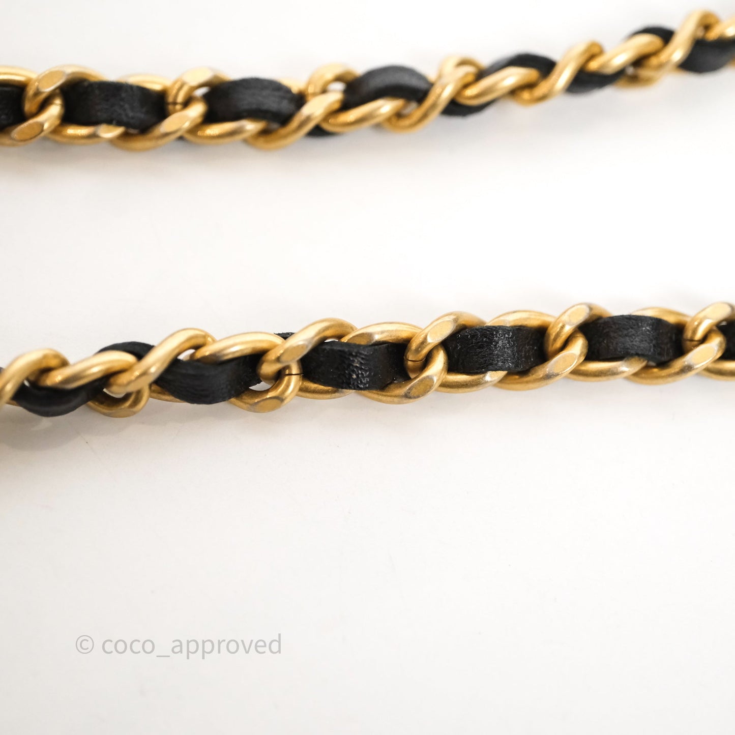 Chanel Mini Top Handle Vanity With Chain Black Lambskin Aged Gold Hardware