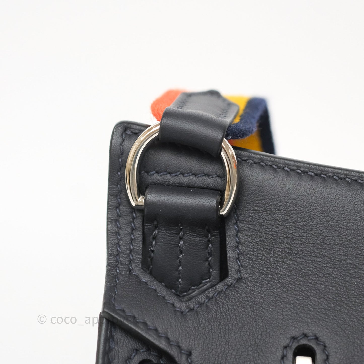 Hermès Mini Jypsiere Caban 3Y Swift Palladium Hardware