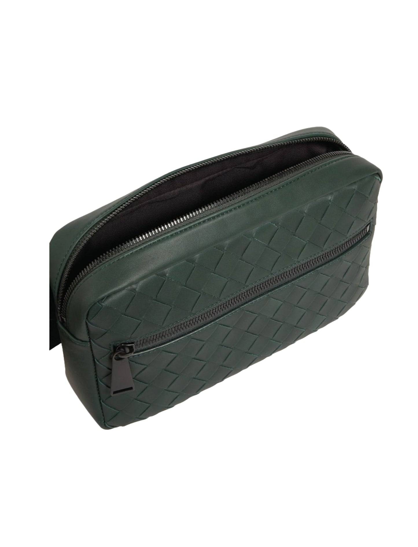 Luxury Bottega Veneta Intrecciato Woven Leather Waist Bag