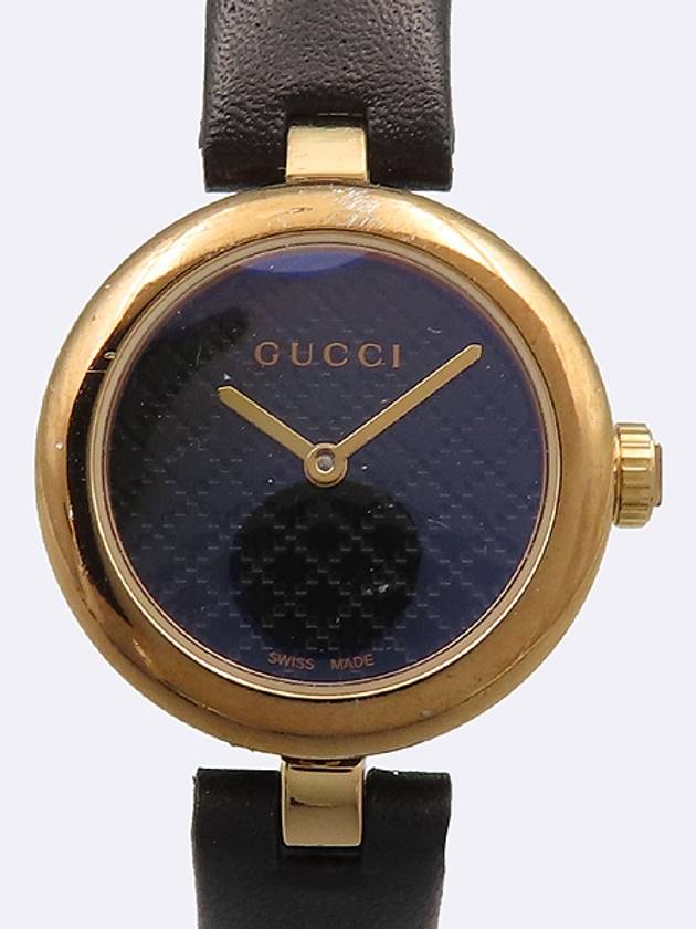 Luxury Gucci Trending 2025 Luxury Gucci Trending 2025 404233 141 5 Diamantissima 27MM Round Gold Ladies Leather Band Watch