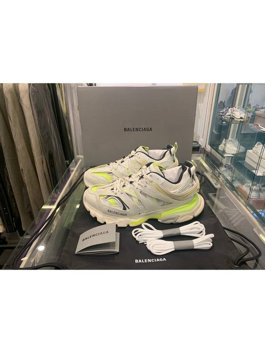 Luxury Balenciaga Track Low Top Sneakers Fluo Yellow White