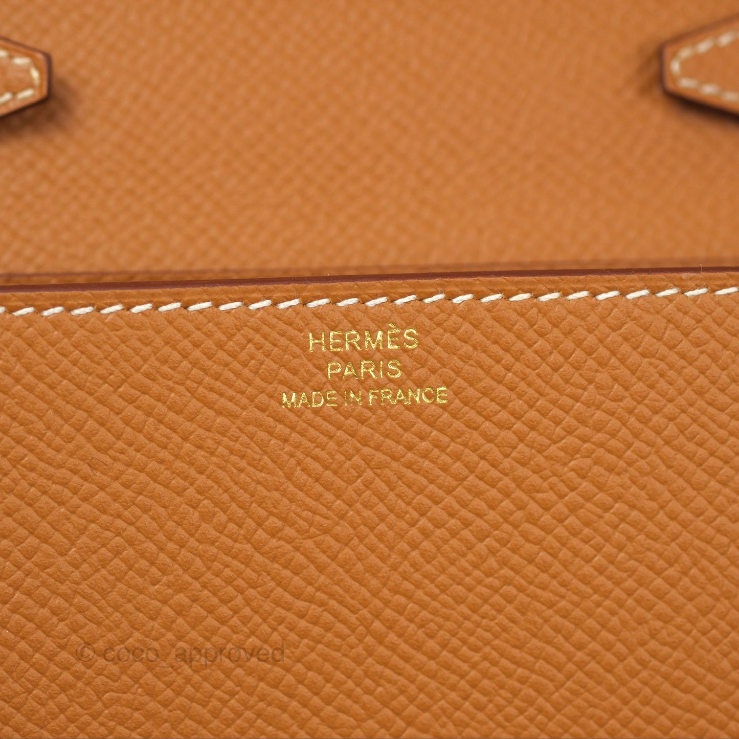 Hermès Clic 12 Wallet Gold Epsom Gold Hardware