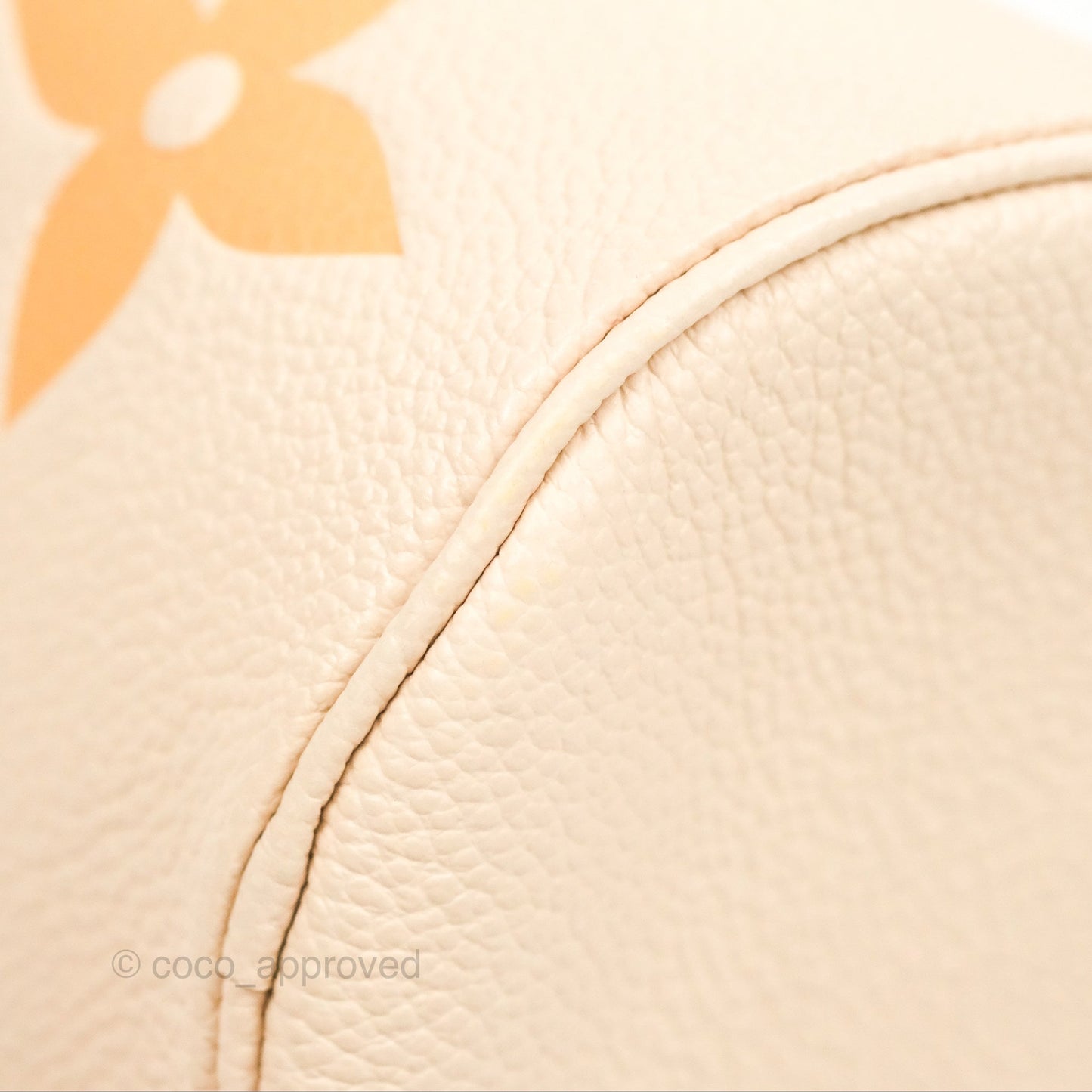 Louis Vuitton Papillon BB Giant By The Pool Empreinte Monogram Cream Saffron