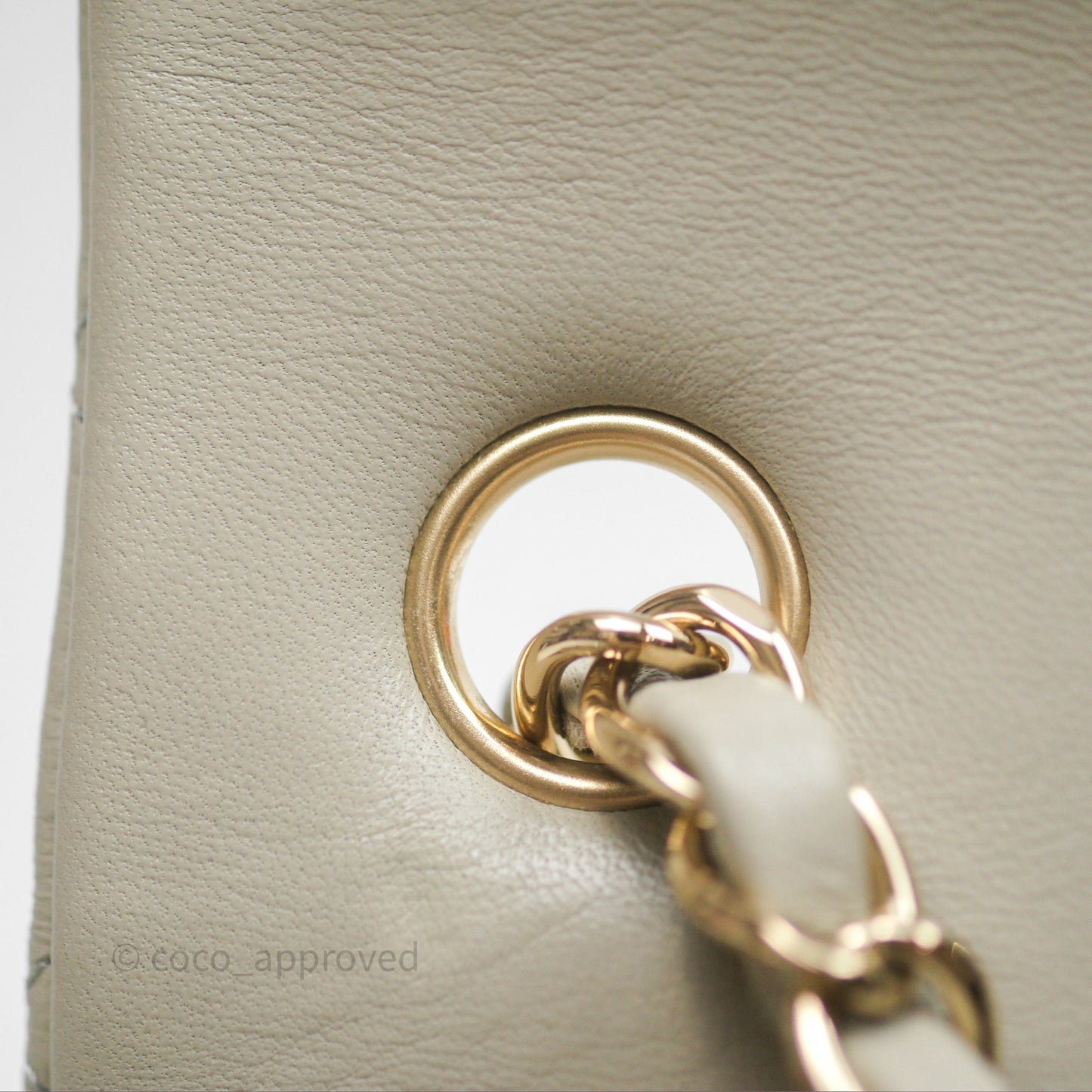 Chanel Mini Rectangular Quilted Sage Lambskin Gold Hardware