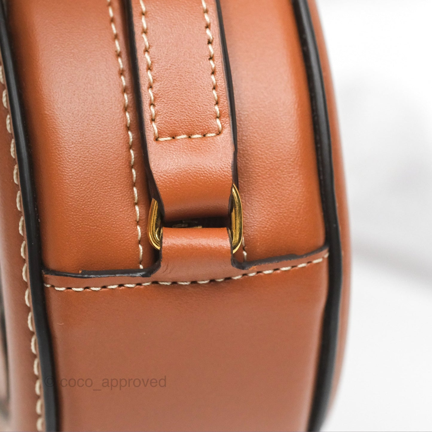 Celine Oval Bag Cuir Triomphe Tan Calfskin