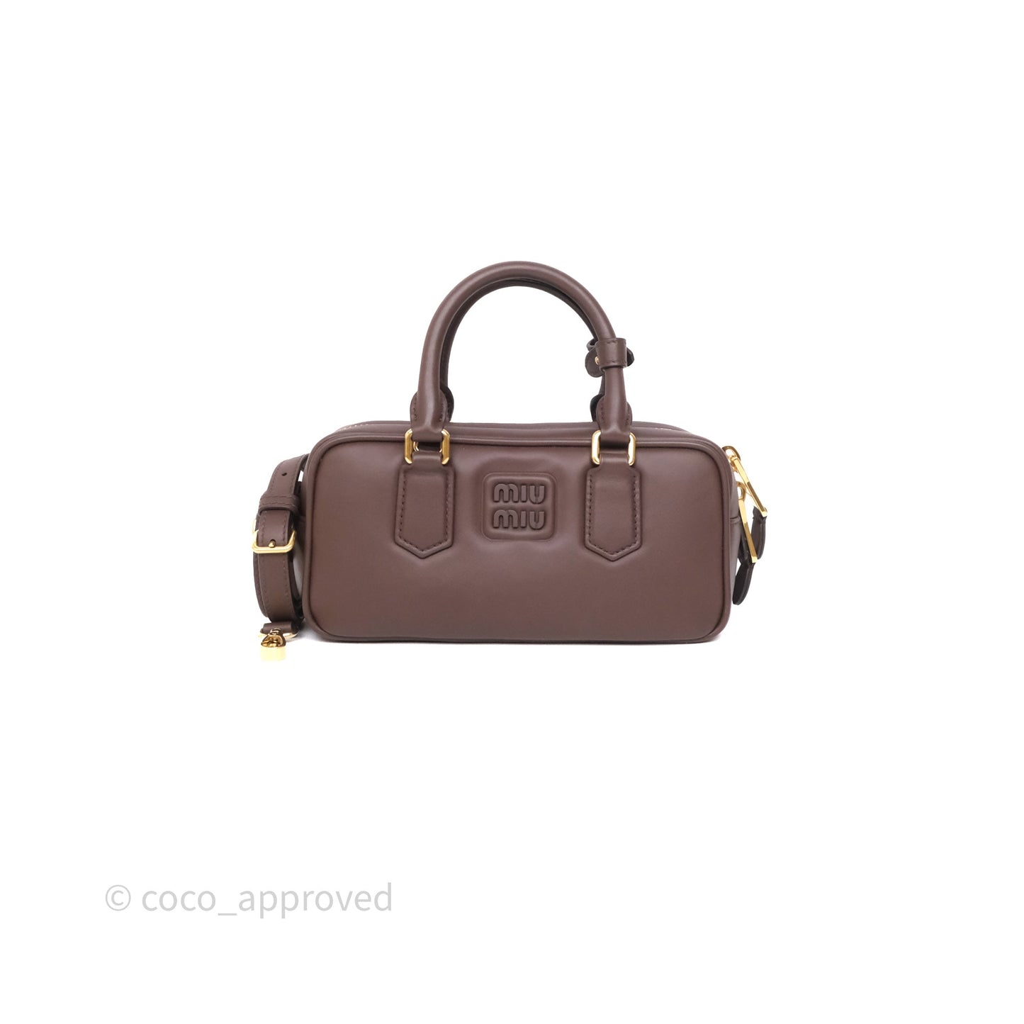 Miu Miu Arcadie Leather Bag Briarwood