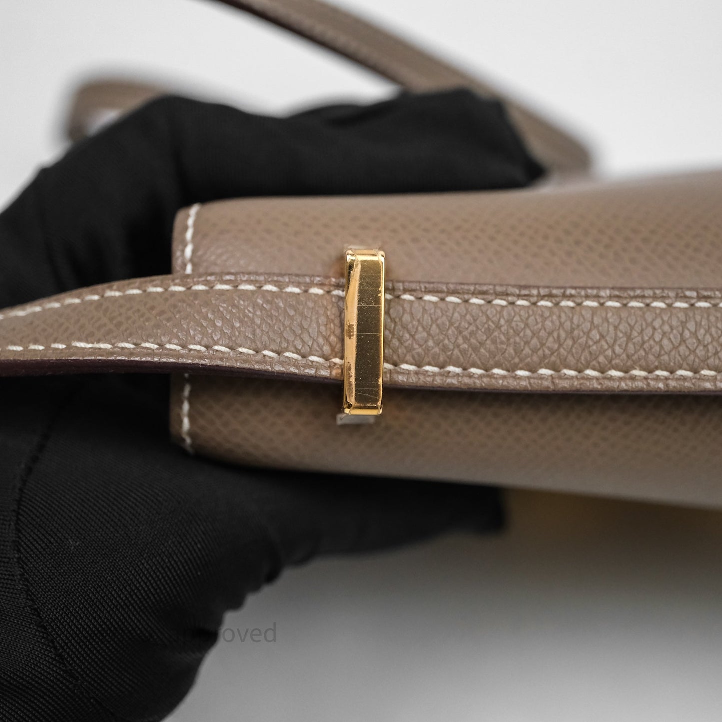Hermès Constance Mini 18cm Etoupe Epsom Gold Hardware