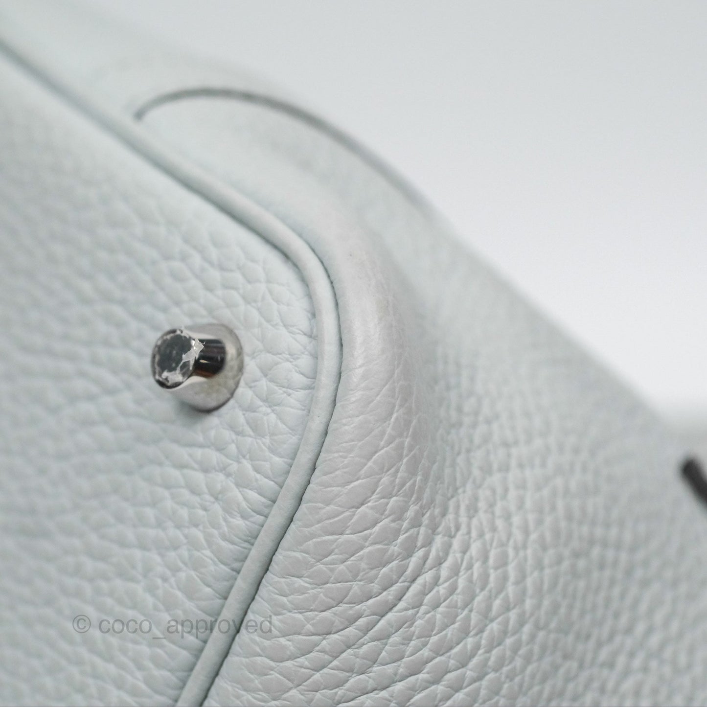 Hermès Picotin Lock 18 Bleu Pale Taurillon Clemence Palladium Hardware