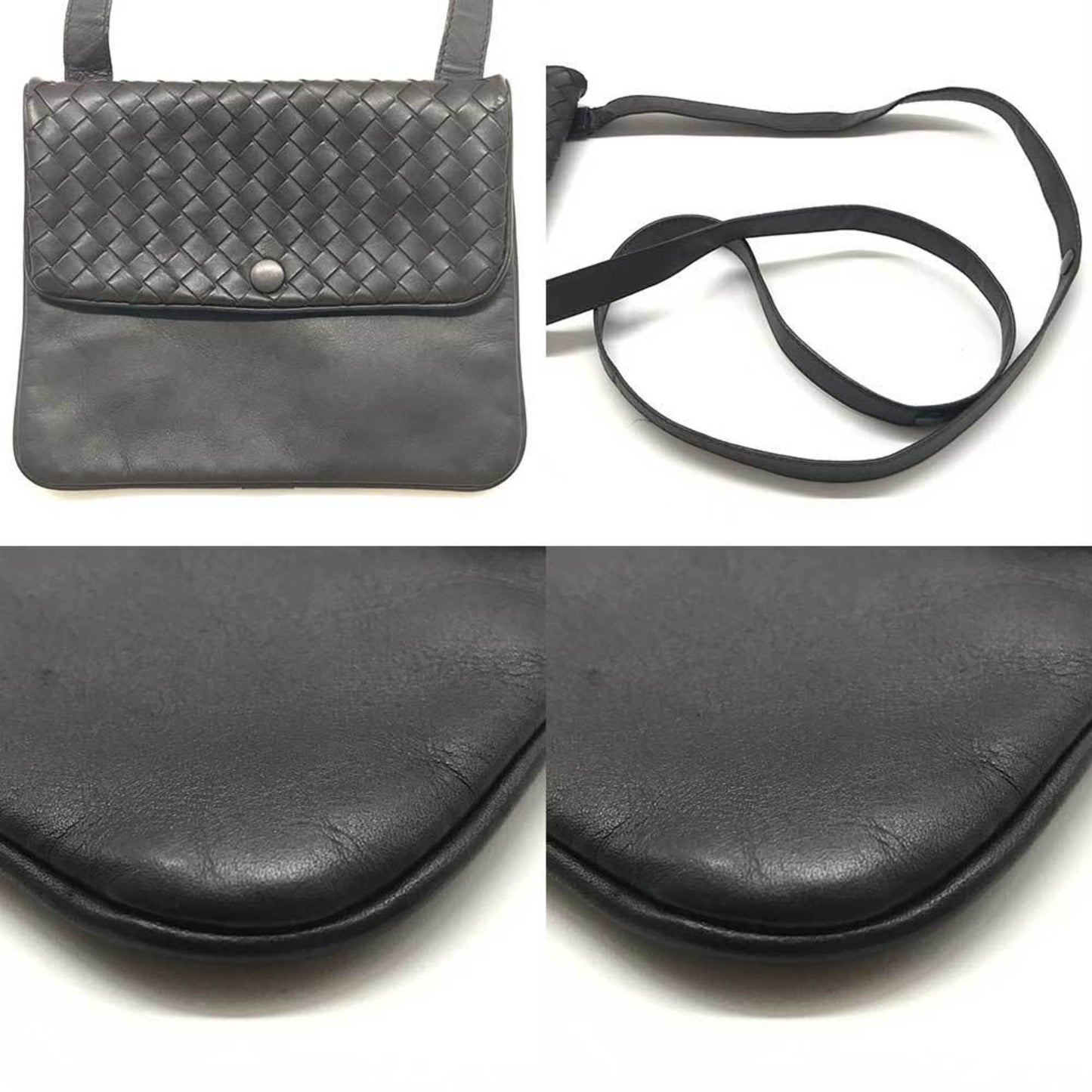 Luxury Bottega Veneta Intrecciato  Leather Shoulder Bag ()