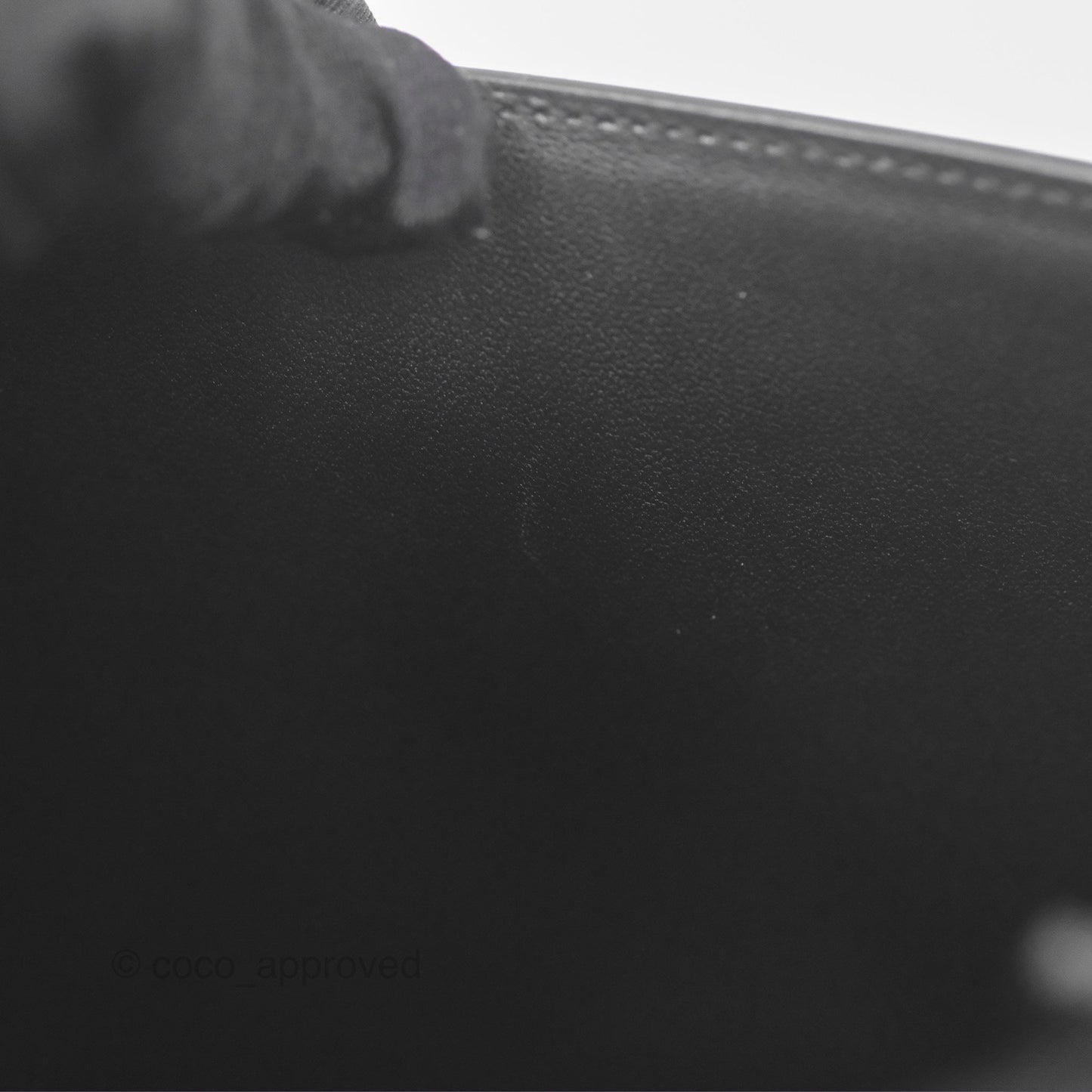 Hermès Della Cavalleria Mini Bag Noir 89 Epsom Palladium Hardware