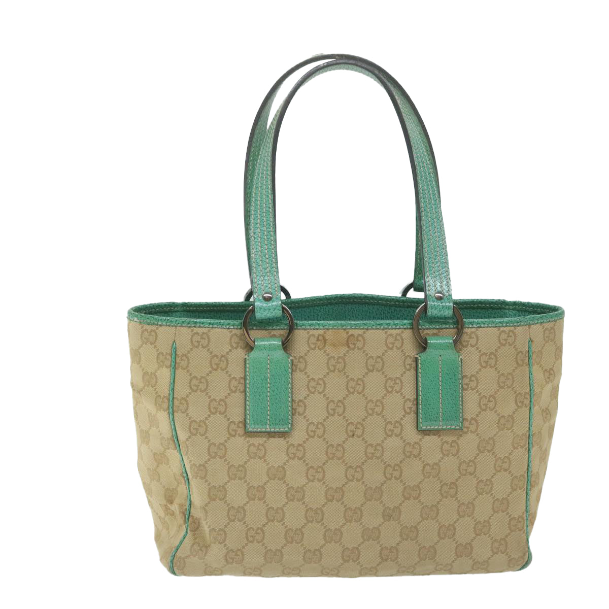 GUCCI GG Canvas Tote Bag Beige 113019  64277