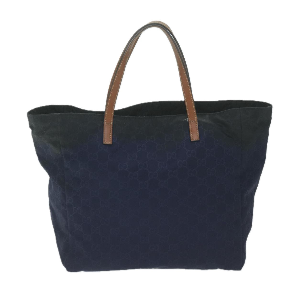 GUCCI GG Canvas Tote Bag Navy 282439  64282