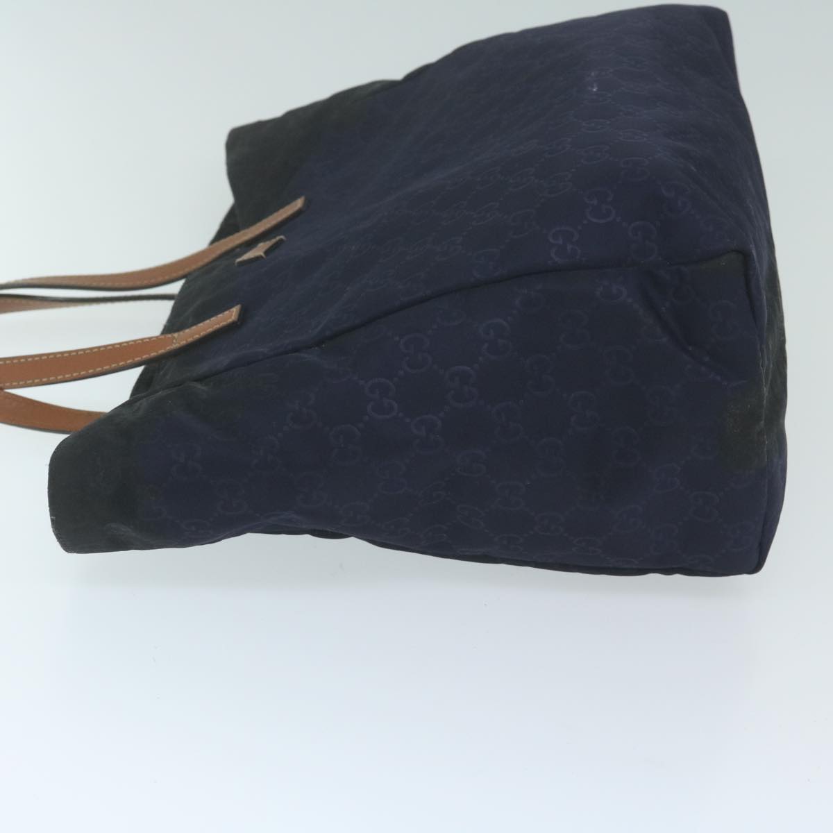 GUCCI GG Canvas Tote Bag Navy 282439  64282