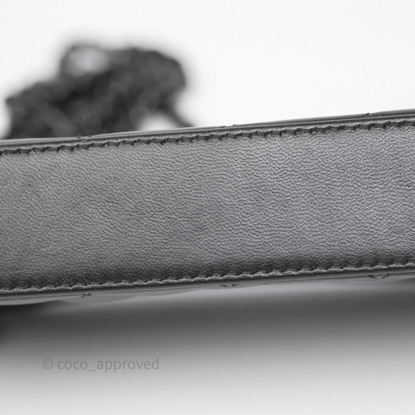 Chanel Boy Double Zip Clutch On Chain So Black Lambskin