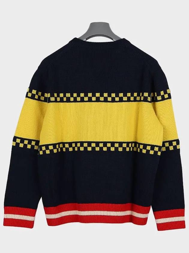 Luxury Gucci Trending 2025 Men's Cotton Wool Intarsia Knit Top