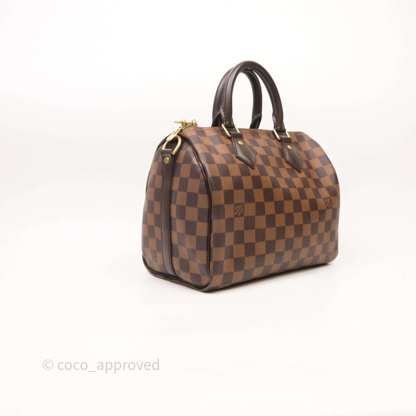 Louis Vuitton Speedy 25 Damier Canvas Gold Hardware