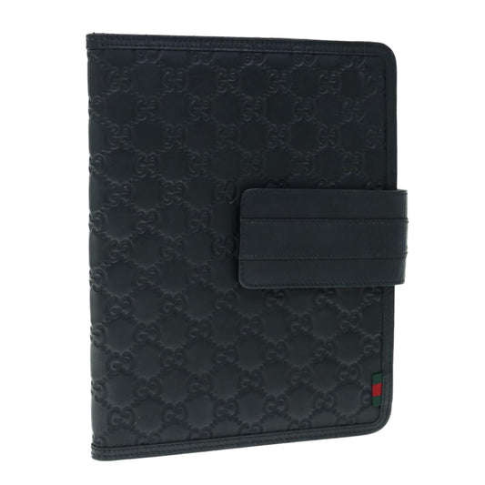 GUCCI GG Canvas Guccissima Web Sherry Line iPad Case Black Red 283782  64323