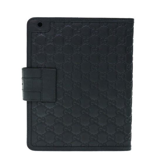 GUCCI GG Canvas Guccissima Web Sherry Line iPad Case Black Red 283782  64323