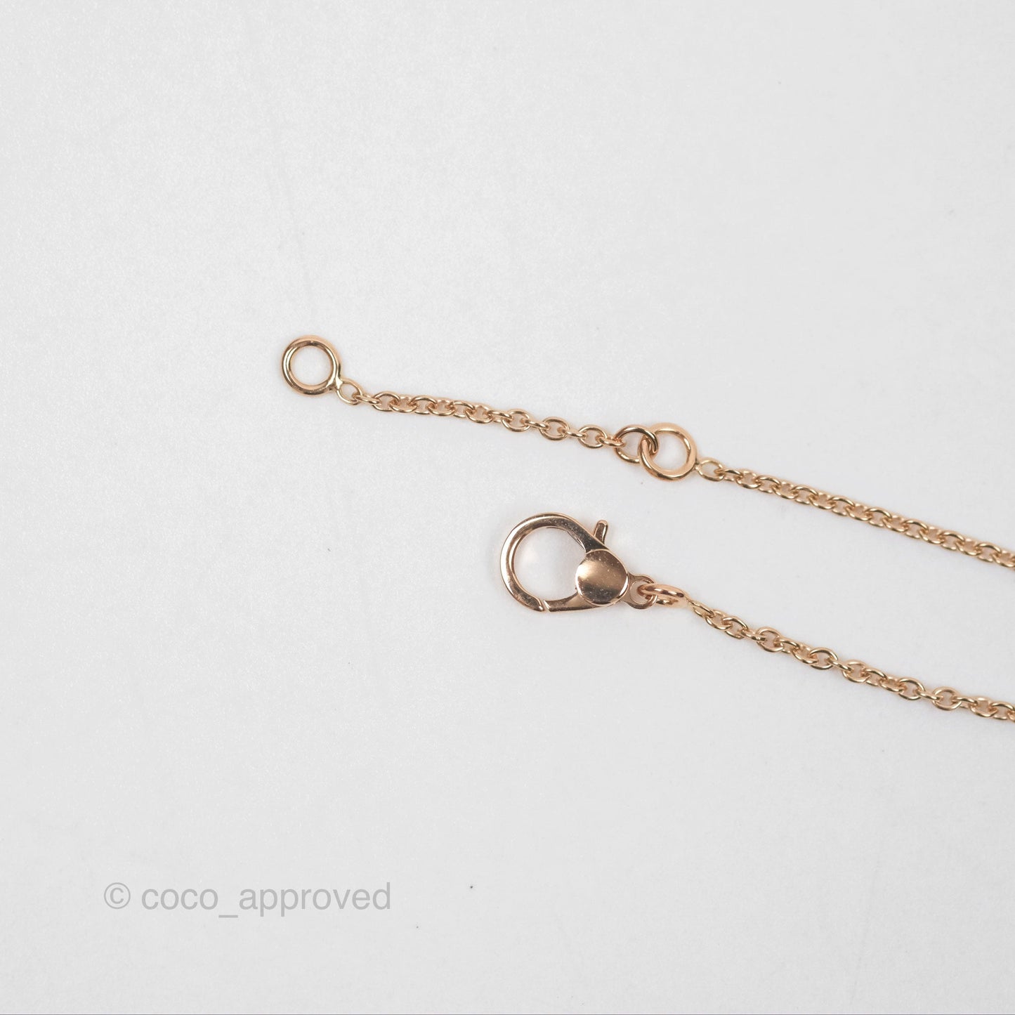 Hermès Finesse Necklace Rose Gold