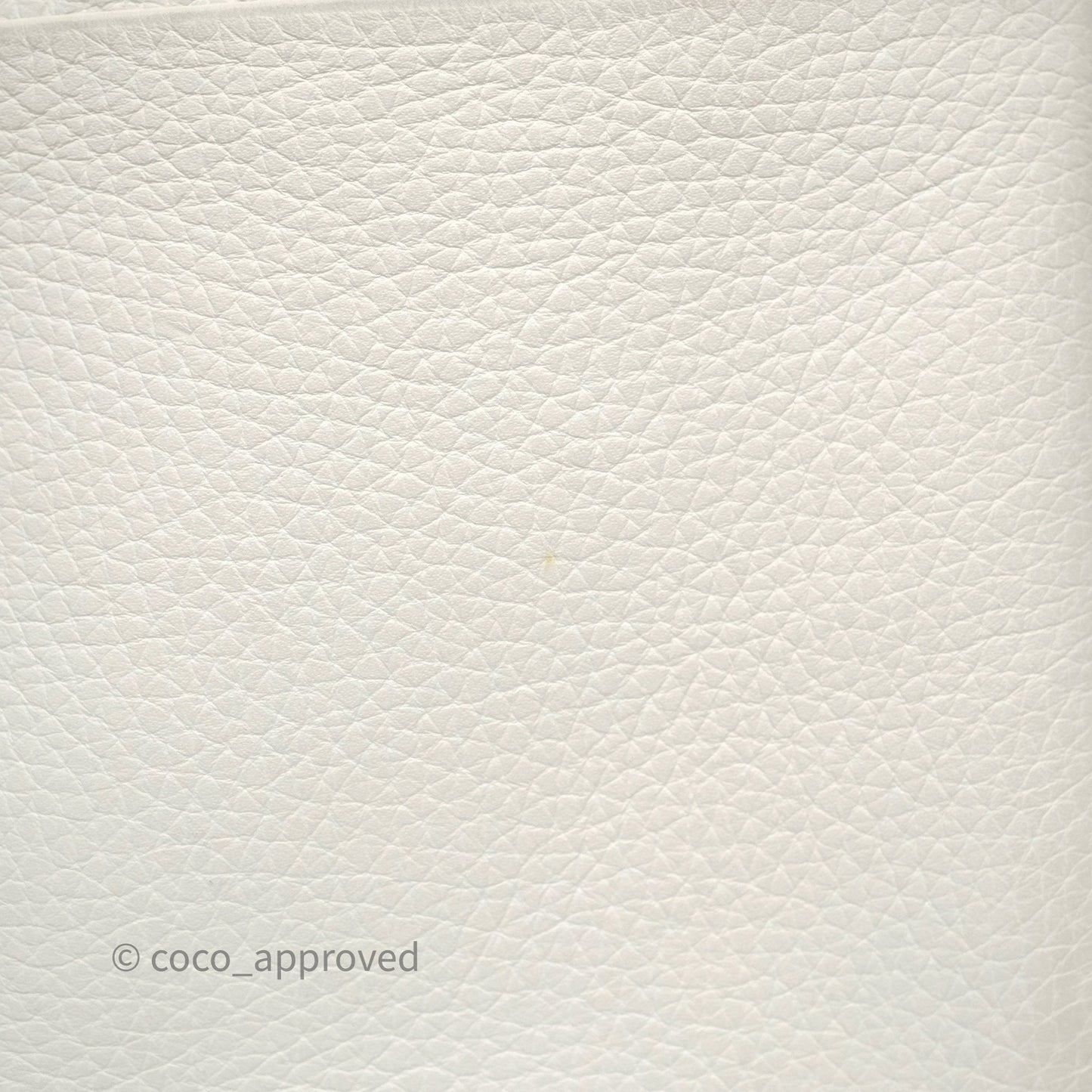 Hermès Lindy 30 White Clemence Palladium Hardware