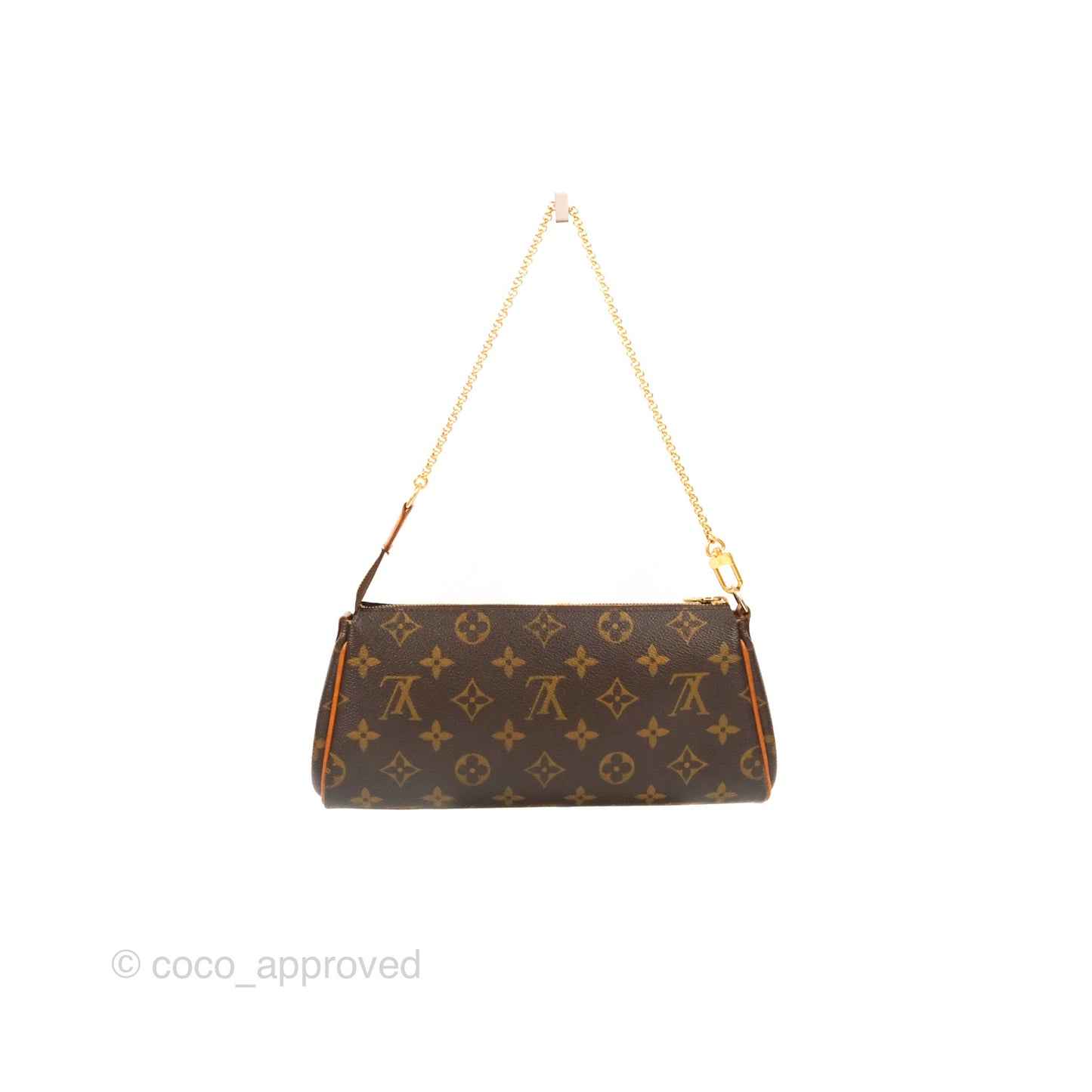 Louis Vuitton Eva Shoulder Bag Monogram Coated Canvas