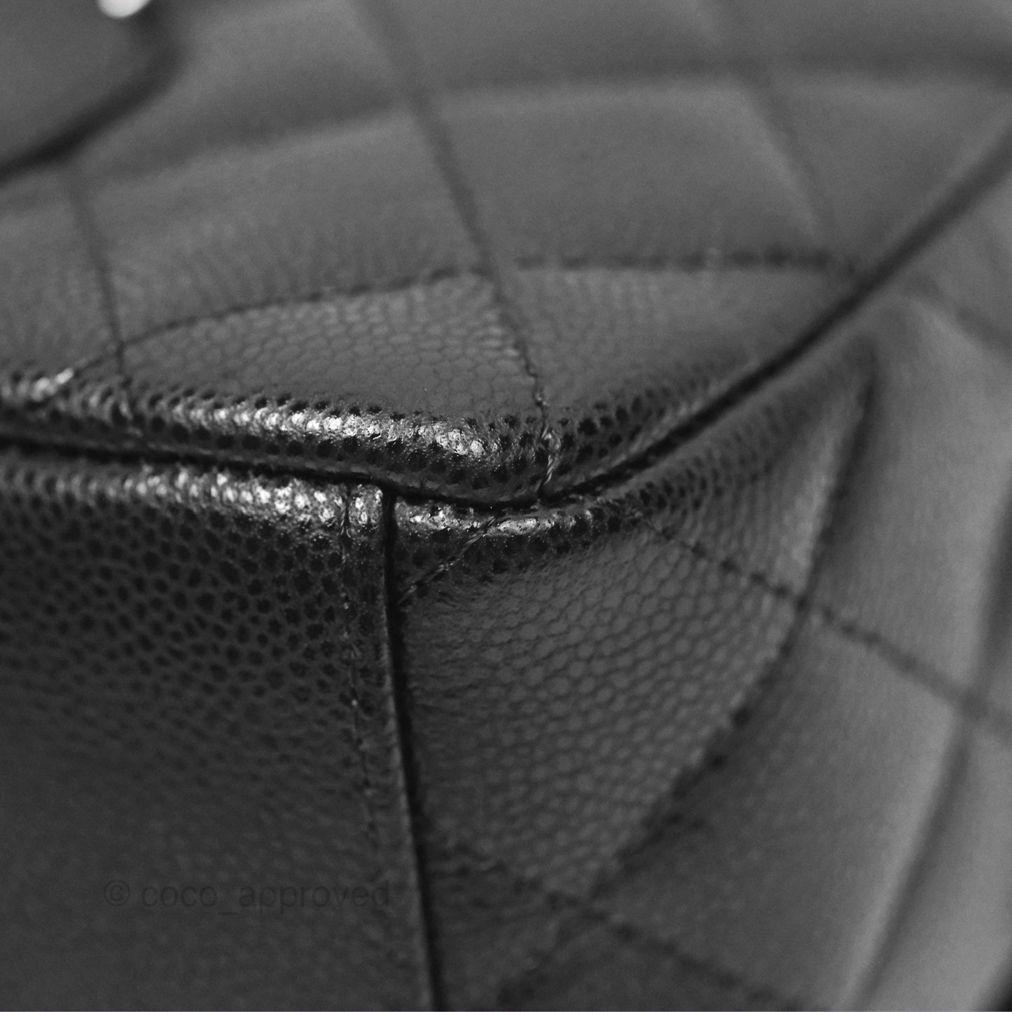 Chanel Classic Mini Backpack Black Caviar Silver Hardware