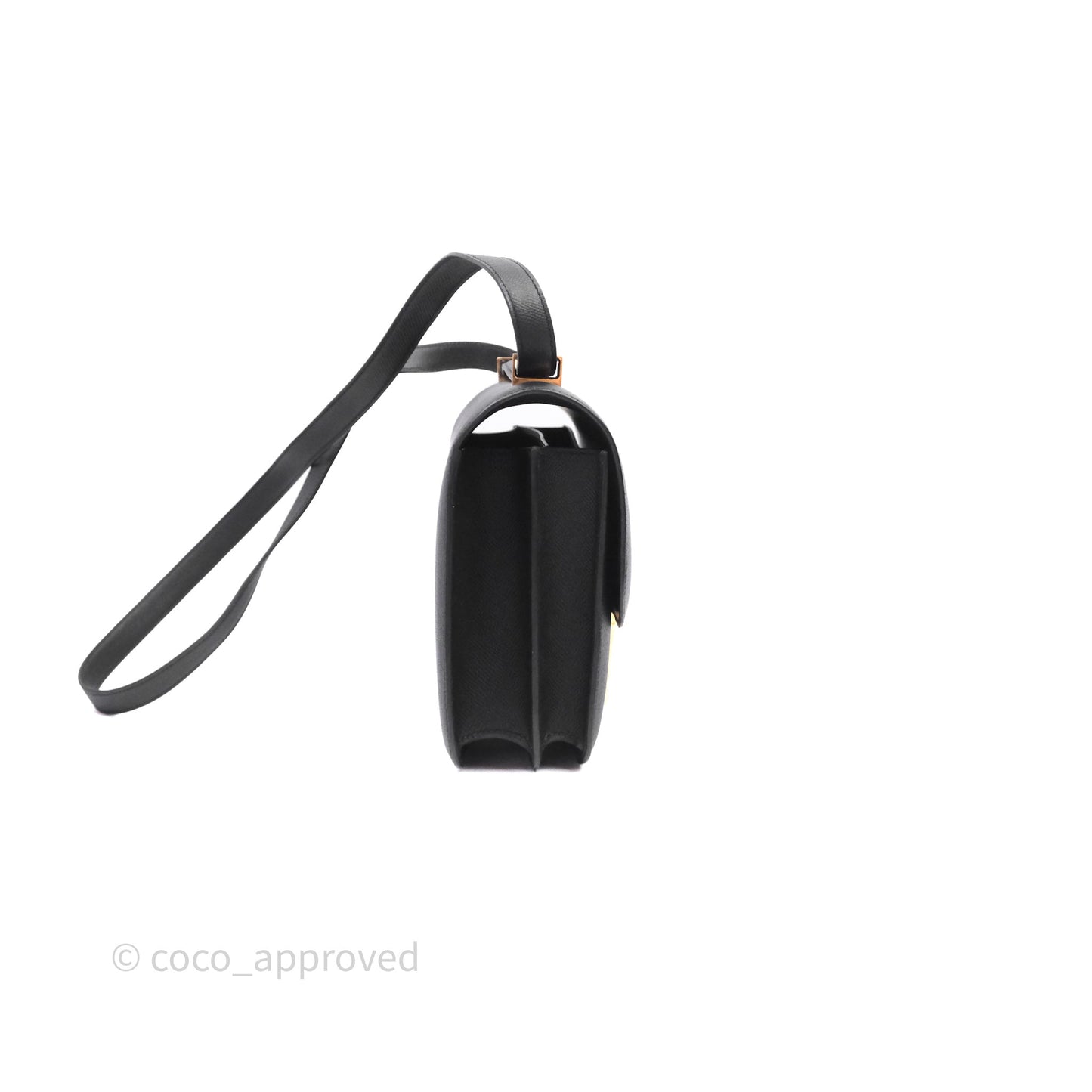 Hermès Constance 24 Noir 89 Epsom Gold Hardware