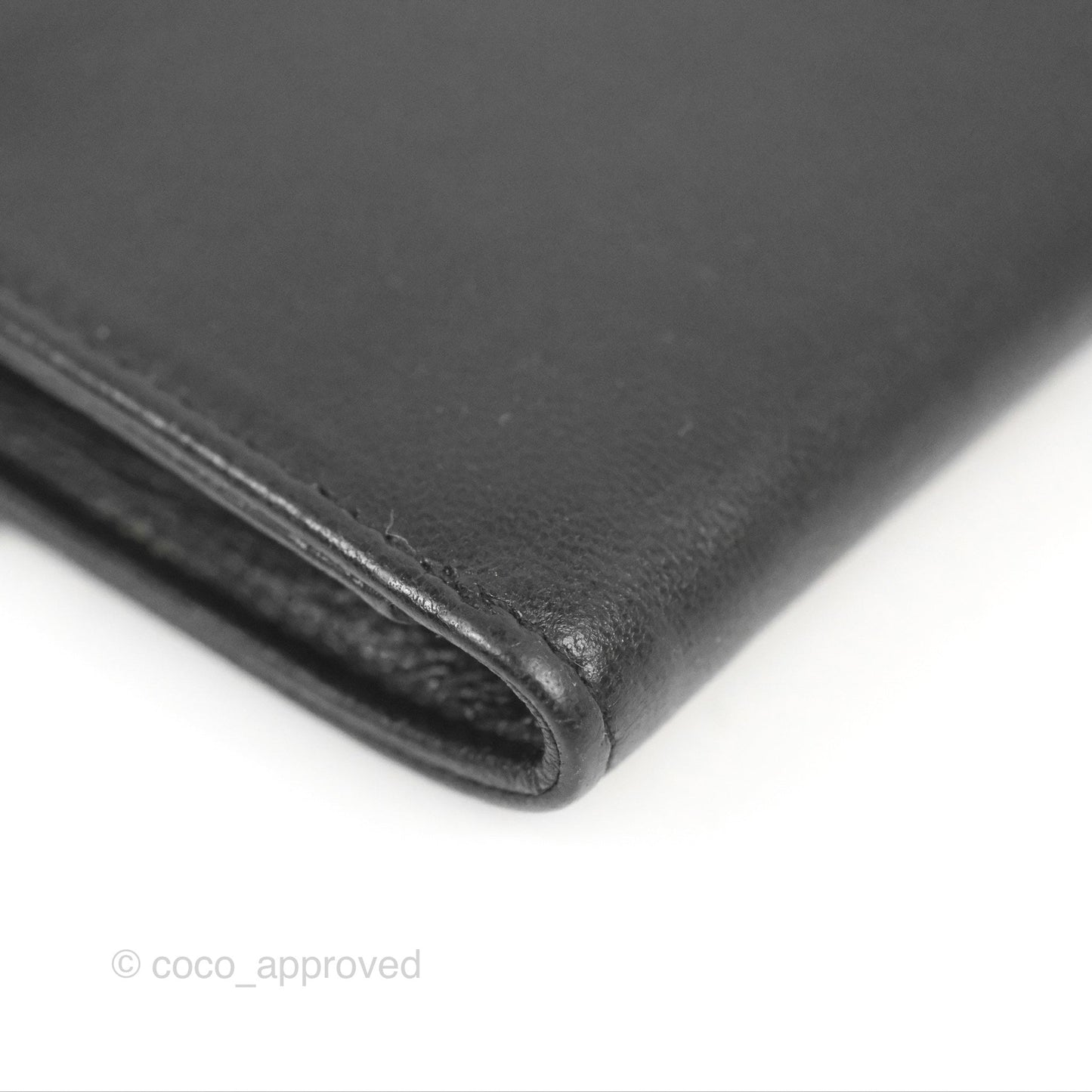 Saint Laurent Heart Flap Card Holder Wallet Black