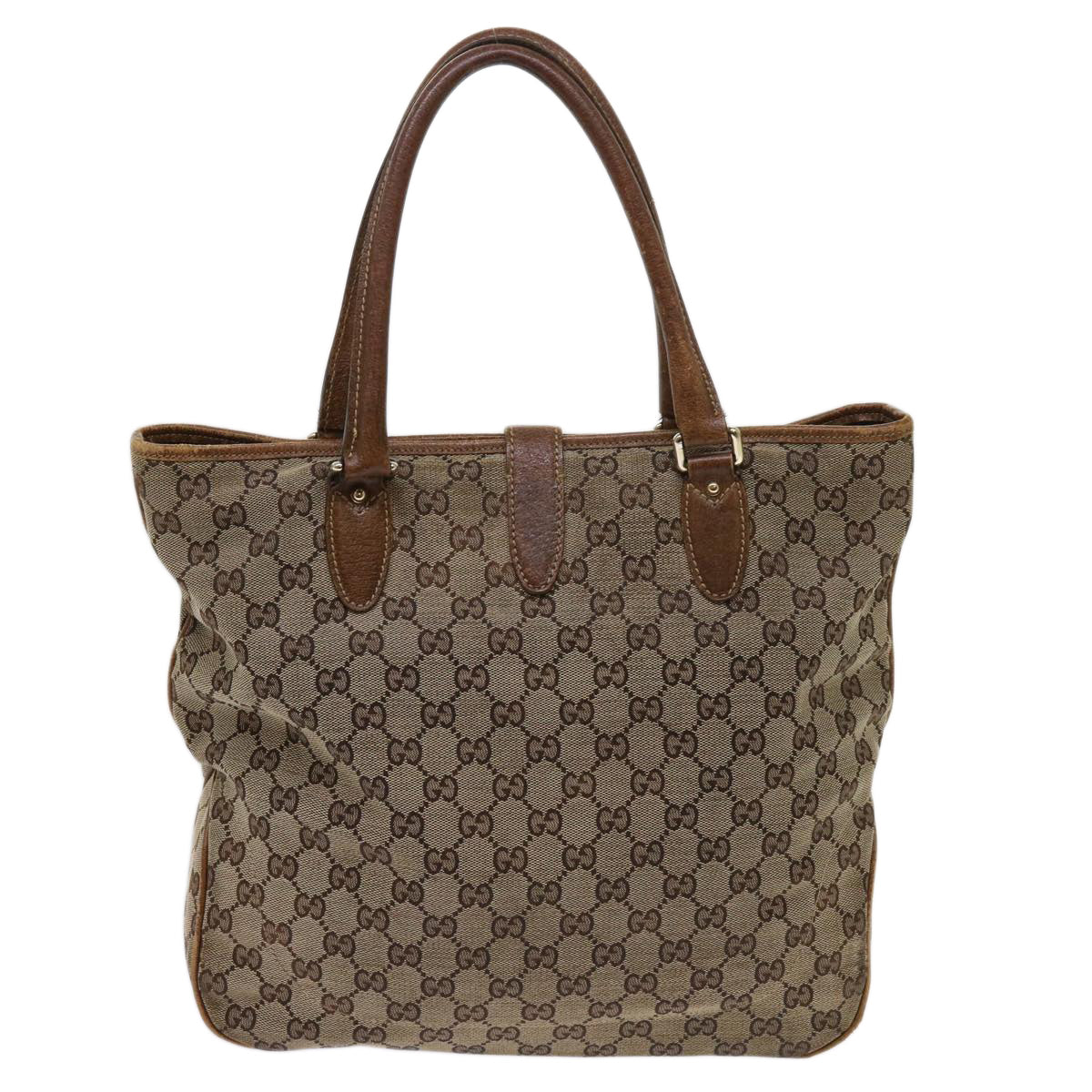 GUCCI GG Canvas Jackie Tote Bag Beige 145818  64460