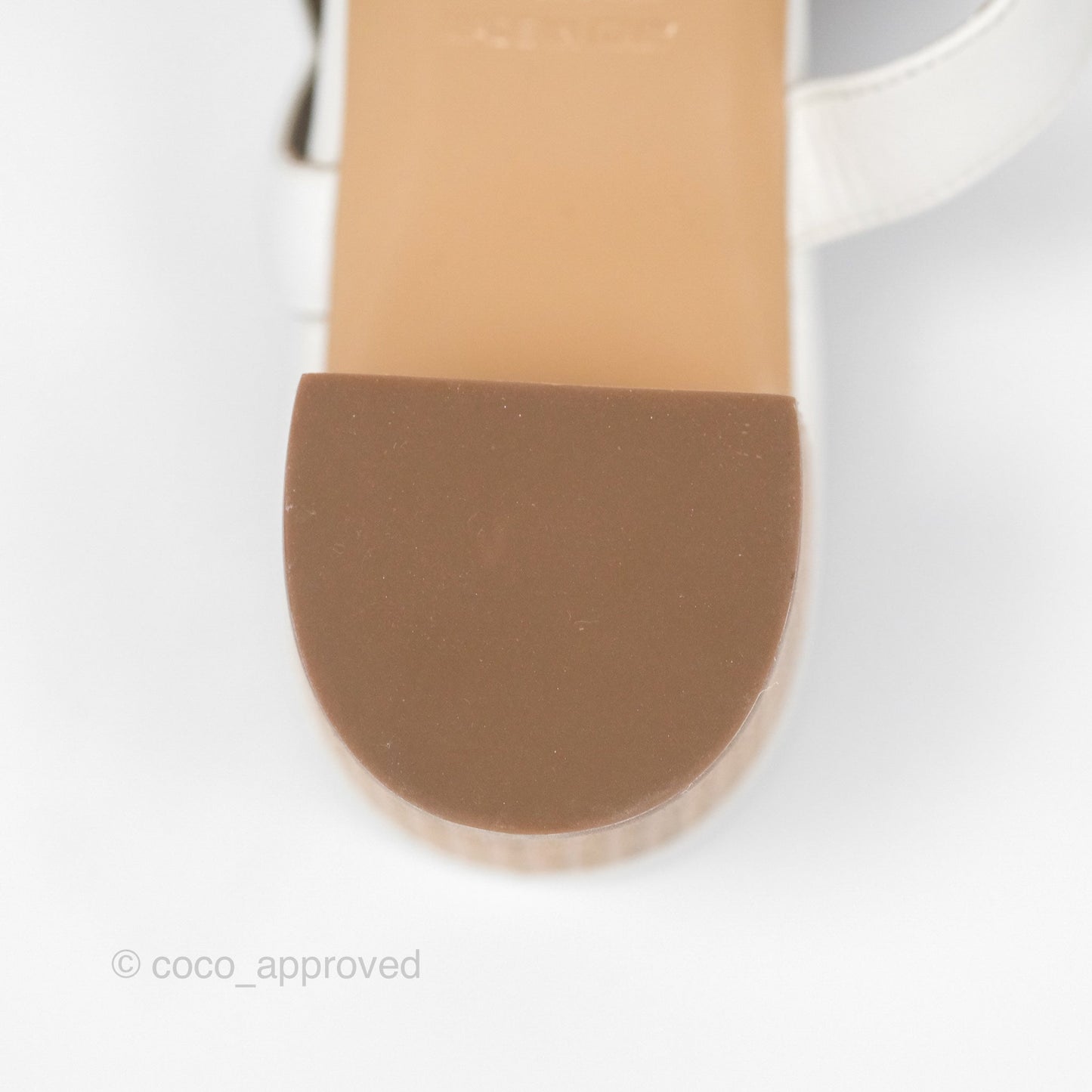 Hermès Bikini Sandals in White Size 38.5