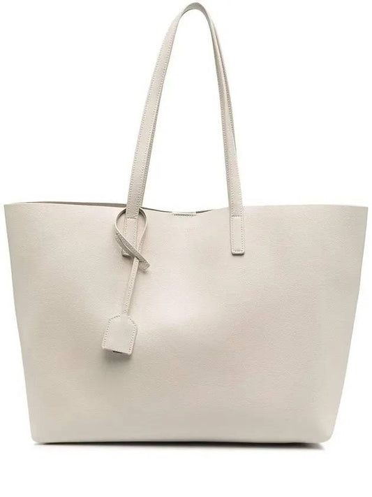 Luxury Saint Laurent East West Shopper Tote Bag Ivory