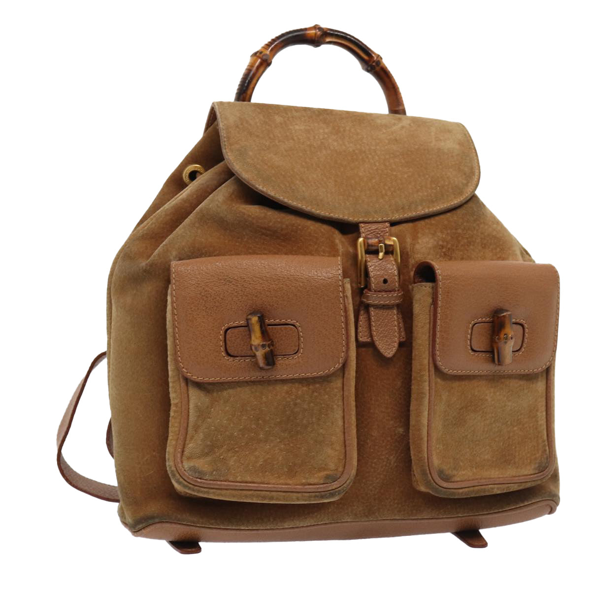 Luxury Gucci Trending 2025 Bamboo  Suede Backpack Bag