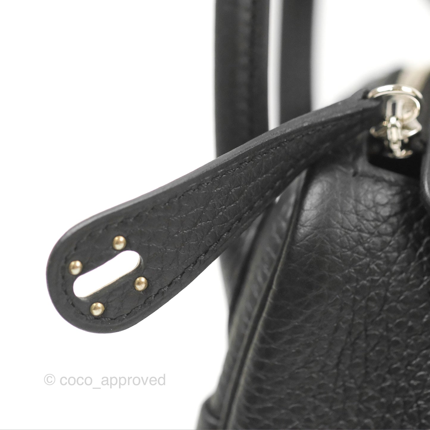 Hermès Mini Lindy 20 Black Noir Clemence Palladium Hardware