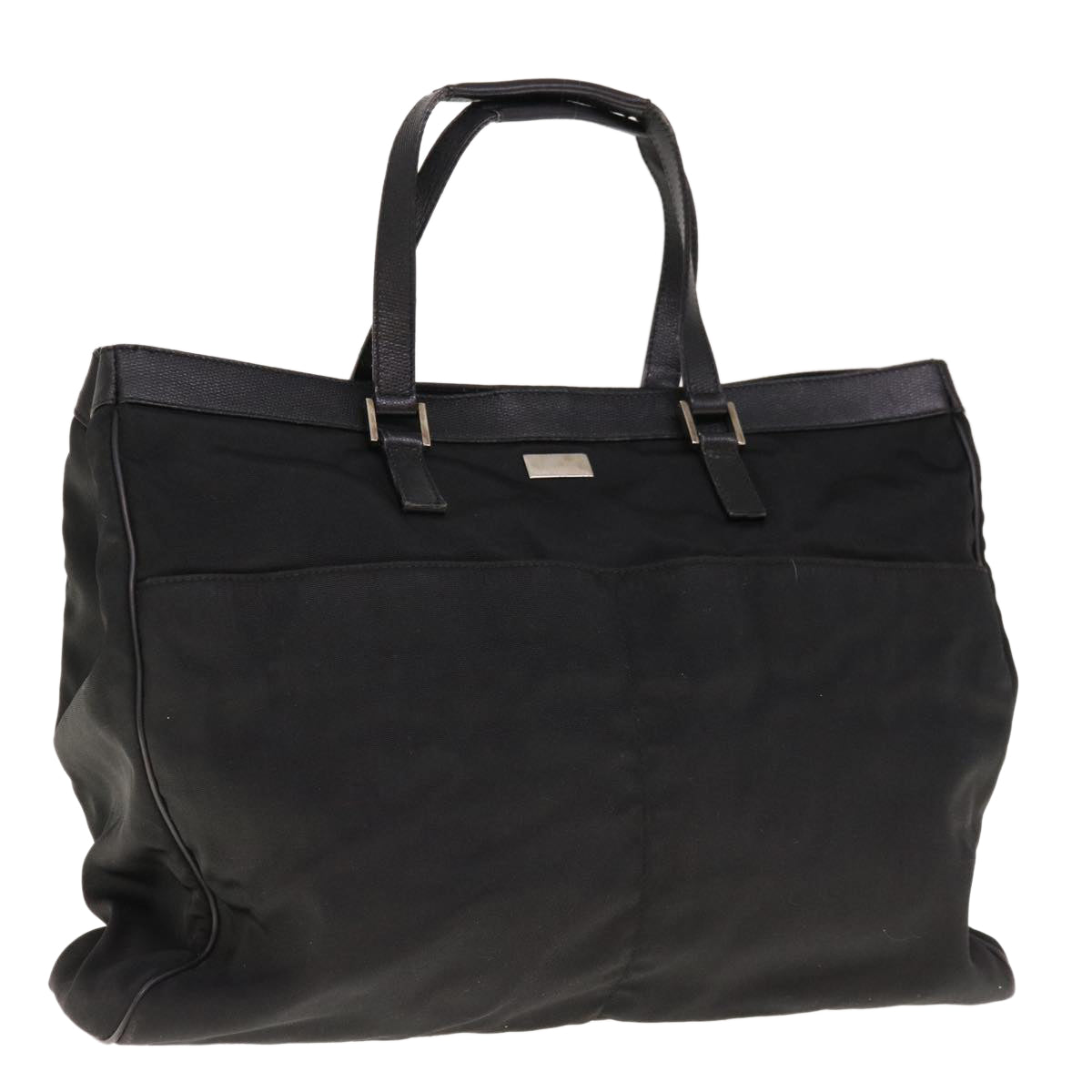 GUCCI Tote Bag Canvas Black 153213  64601