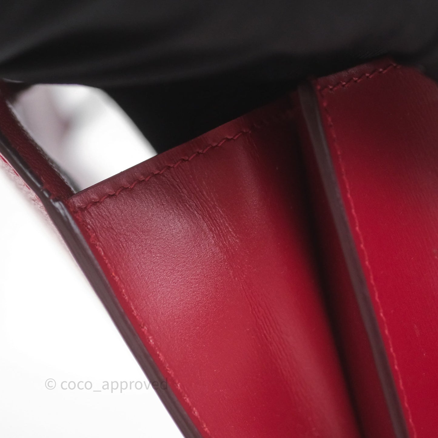 Celine Small Classic Box Flap Red Calfskin
