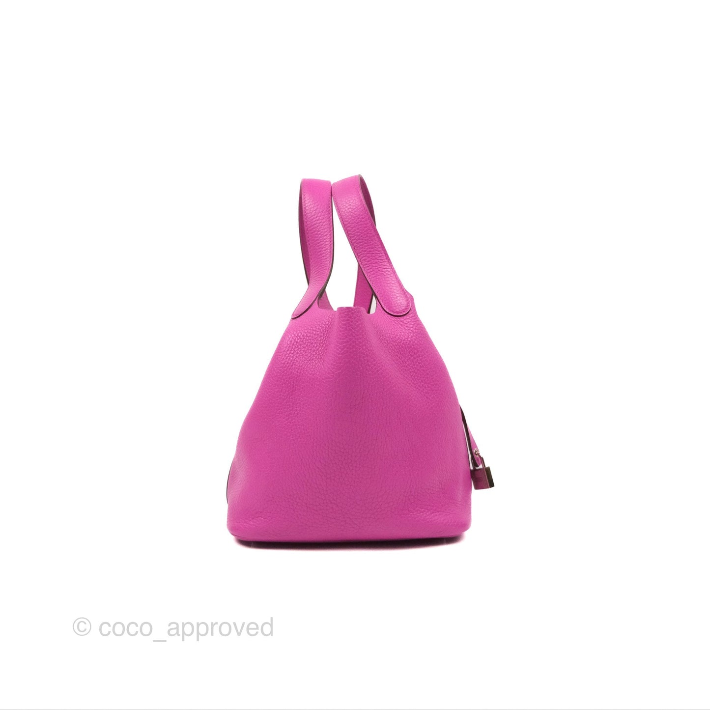 Hermès Picotin 22 Magnolia Clemence Palladium Hardware