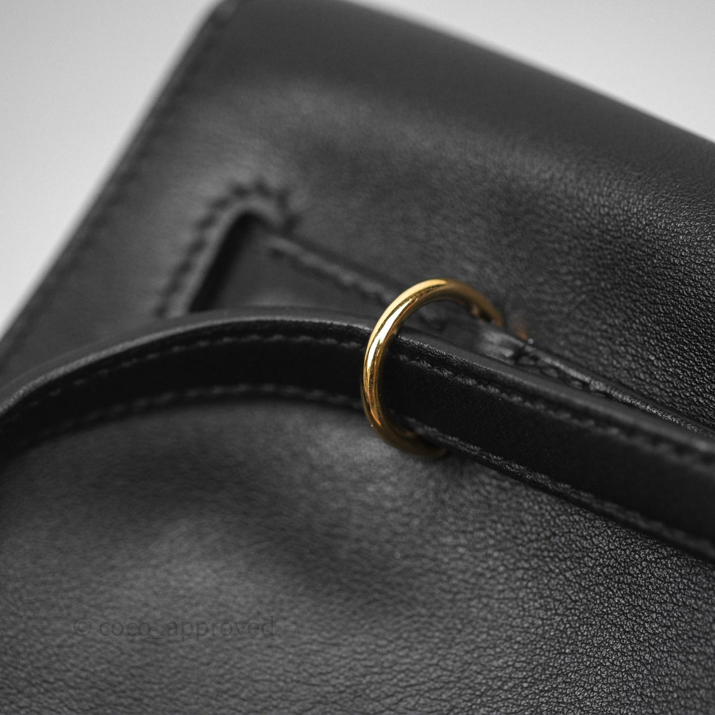 Hermès Kelly Danse II Bag Black Noir 89 Swift Gold Hardware
